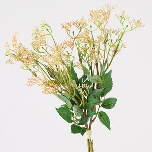 Bouquet de feuilles de fruits sauvages artificiels, style pastoral, pour salon, table à manger, mariage, <span class=keywords><strong>plante</strong></span> <span class=keywords><strong>verte</strong></span> en pot - Product Image 2
