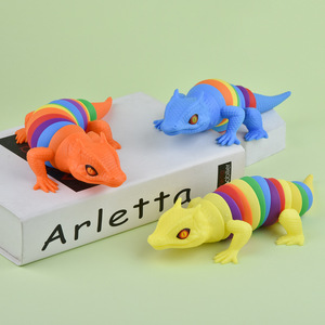 Vendita calda decompressione giocattoli animali decompressione cartone animato lumache nodose puzzle per bambini lucertole mutanti divertenti - Product Image 5