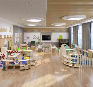 Eibele Meubles de garderie bon marché Armoire de rangement pour garderie d'enfants Maternelle en bois Montessori Nursery School - Product Image 3