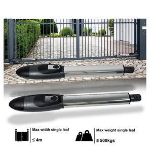 Moteur DC24V <span class=keywords><strong>Nice</strong></span> pour ouvre-porte battante automatique à bras linéaire 500KG*2 pour portails de villa moderne et résidentiels, Wi-Fi/<span class=keywords><strong>solaire</strong></span> en option - Product Image 1