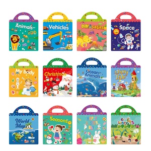 18 สไตล์ขายส่งเป็นมิตรกับสิ่งแวดล้อมสติกเกอร์หนังสือกิจกรรมปริศนาเกม DIY แต่งตัวสนุกของขวัญสติกเกอร์เดินทางหนังสือสําหรับเด็ก - Product Image 6