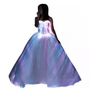 ชุดแต่งงานใยแก้วนำแสงพร้อมรีโมทไร้สาย RGB ควบคุมการเปล่งแสง - Product Image 3