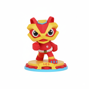 Statuette di Animali in PVC 3D con Logo Personalizzato, Modellini da Collezione della Danza del <span class=keywords><strong>Leone</strong></span> Cinese Tradizionale - Product Image 5