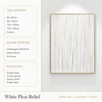 Toile murale en lin de couleur crème et beige, peinte à la main, sur cadre en bois massif, originale, personnalisée, vente en gros, style moderne