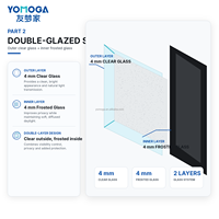 Puerta de Entrada de Baño Moderna y Minimalista de Aluminio para Cocina y Hotel, Acabado Interior en Colores Pintados