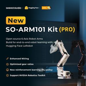 LeRobot طقم برو منخفض التكلفة AI Arm نظام تشغيل أندرويد شاشة OLED بلاستيكية ل LeRobot - Product Image 1