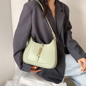 Autunno texture di colore solido <span class=keywords><strong>ma</strong></span> Wen sacchetto femminile 2021 nuova borsa di modo casuale versatile one-spalla borsa quadrato - Product Image 5