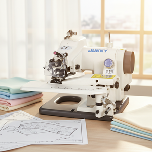 <span class=keywords><strong>Machine</strong></span> à <span class=keywords><strong>coudre</strong></span> à point invisible Jukky, <span class=keywords><strong>machine</strong></span> à <span class=keywords><strong>coudre</strong></span> spéciale de table, pour des vêtements plus soignés et élégants - Product Image 1