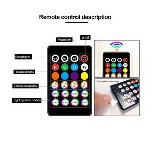 Drop Shipping <strong>LED</strong> PVC Car Atmosphere <strong>Light</strong> 5050 Decorative Mood Lighting Waterproof IP65 Car Interior RGB <strong>Strip</strong> <strong>Lights</strong> - Product Image 3