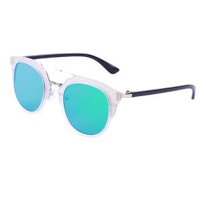 Gafas de Sol Modernas para Mujer, Lentes de PC con Protección UV400, Montura Completa, Lentes de Espejo Coloridas Amarillas, Protección Solar para Exteriores - Product Image 5