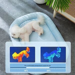 Pet Cooling <b>Mats</b> Luxury Modern Soft Eco-Friendly Hypoallergenic Dog Bed Large Cat Bed Cooling Breathable Summer Pet <b>Mats</b> <b>Small</b> - Product Image 5