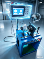 Petit équipement d'équilibrage de rotor turbo de 5 kg, machine d'équilibrage dynamique avec conversion de fréquence progressive
