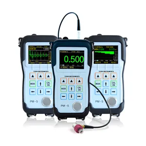 YUSHI yüksek hassasiyetli ultrasonik kalınlık ölçer PM-5 serisi 0.001mm 0.0001 inç bir tarama B tarama depolama iletişim yazılımı UT N