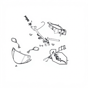 Cable de Acelerador Metálico para Patinetes KYMCO Movie 125/150 06-07, Número de Pieza 00117089, Fácil Instalación, Control de Aplicación - Product Image 1