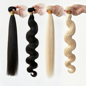 ผมแท้เวียดนามแบบเวอร์จิ้นเรมี่ 100% ขายส่งเป็นมัด  รับสั่งทำทุกแบบลอน ผมนุ่มสลวย ไม่พันกัน  ทอแบบดับเบิ้ลเวฟท์ด้วยเครื่องจักร - Product Image 1
