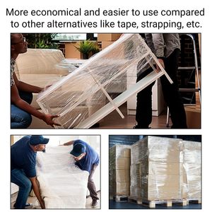 OEM Transparent General Purpose Plastic Wrapping Film Plastic <b>Wrap</b> <b>for</b> Moving <b>Pallet</b> Wrapping Plastic Film - Product Image 5