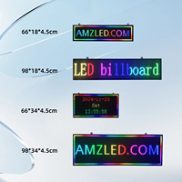 Tablero de mensajes de señal LED a todo color con desplazamiento programable P4 de 96*16cm con IP65 a prueba de agua para uso en exteriores