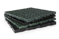 Grilles de stationnement en plastique perméable à la circulation pour pelouse, en PP plastifié, robustes, pour la vente en gros
