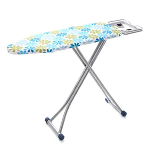 Custom Adjustable Hotel Foldable Ironing Board With Iron Rest Sleeve Folding Iron Board Heat Resistant Fabric Cover