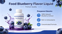 Esens Rasa Blueberry Cair Berkonsentrasi Tinggi Taima - Aroma Blueberry Alami yang Segar, Kualitas Makanan, Kemurnian 100%, Ekstrak Tumbuhan