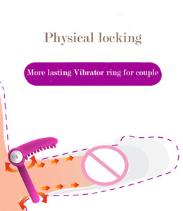Anillos <span class=keywords><strong>de</strong></span> Retraso <span class=keywords><strong>de</strong></span> la Eyaculación con Estimulación del Clítoris, Punto G, Lengua Vibradora para Lamido del Clítoris, Anillo Vibrador para Parejas - Product Image 3