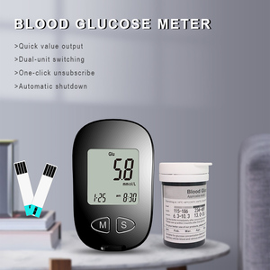 Nouveau Glucomètre Intelligent 2026 Noir avec Diffusion Vocale et Éjection Automatique des Bandelettes – <span class=keywords><strong>Testeur</strong></span> <span class=keywords><strong>de</strong></span> Glycémie - Product Image 5