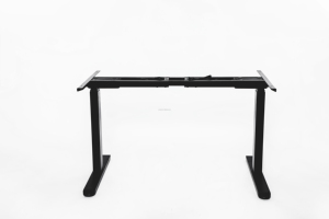 Bureau de jeu réglable en hauteur à double moteur Timotion à bas prix, tables élévatrices noires, bureau de direction - Product Image 2