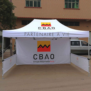 2024 diseño libre 3x3 pop up tienda de feria al aire libre carpas en la azotea dosel tela personalizada impermeable 10x10 carpa para evento Ou - Product Image 5