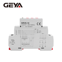 GEYA GRV8-10 M460/M265 NOUVEAU Relais de surveillance de tension triphasé de 36 mm de largeur avec temps de réinitialisation de 0,1s à 10s, relais de protection contre les surtensions et les sous-tensions