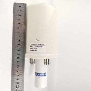 Antenne MIMO 4G 5G Wifi extérieure 1700-4000MHz à double polarisation, parabolique, antenne externe, réflecteur à gain élevé 32dBi, connecteur N femelle - Product Image 1