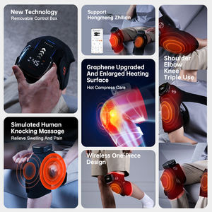 Sabuk Pijat Lutut Terapi Panas Elektrik Digital dengan Grafena, Getaran, dan Kompres Hangat untuk Pelindung Lutut - Product Image 5
