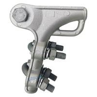 YIKA NLL-2 Serre-câble de tension de haute qualité en alliage d'aluminium de type coin pour ligne aérienne, borne de terminaison boulonnée 60KN