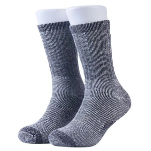 Custom Wool Hiking <b>Socks</b> Thermal Warm Outdoor Sports Crew <b>Socks</b> <b>Moisture</b> Wicking Cushion Winter Hiking <b>Socks</b> for Men - Product Image 2