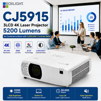 Projecteur laser 4K 3LCD CJ5915 pour salle de conférence, 5200 lumens avec laser à longue durée de vie