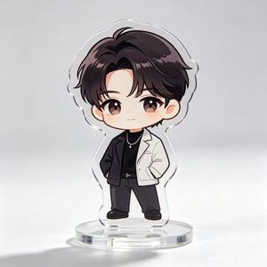 สแตนดี้อะคริลิค Kpop แบบ DIY พิมพ์ลายโฮโลแกรมสีรุ้ง  แบบด้านใส  ตัดตามแบบ  ขั้นต่ำน้อย  รับผลิตตามสั่ง ขายส่ง - Product Image 4