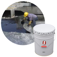 Revêtement Offre Spéciale d'asphalte enroulé liquide de peinture de toit de revêtement imperméable de bitume en caoutchouc liquide pour la construction