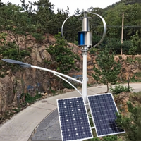 Éolienne à axe vertical Tulip 3KW 12V pour l'alimentation électrique des cabanes rurales et les systèmes hors réseau