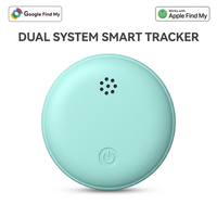Traceur d'objets et localisateur de clés intelligent à double système BLE, compatible avec Apple Find My et Google Find My Device, étanche IP67