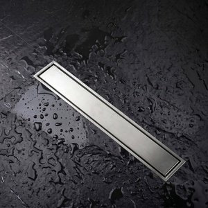 Desagüe <span class=keywords><strong>de</strong></span> <span class=keywords><strong>Ducha</strong></span> Lineal Moderno, Invisible, <span class=keywords><strong>de</strong></span> Acero Inoxidable, con Inserto para Azulejos, Ecológico, para Baños <span class=keywords><strong>de</strong></span> Hotel - Product Image 3