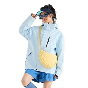 Veste coupe-vent 3-en-1 style Tmall Beto pour femme et homme, ensemble deux pièces ; imperméable, coupe-vent, chaud, à capuche, technique pour l'extérieur - Product Image 5