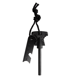 Pierre à feu de survie portable d'urgence en plein air, briquet naturel en acier inoxydable, poignée de démarrage, tige de ferro, allumeur imperméable - Product Image 3