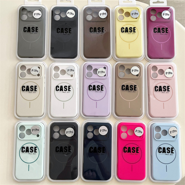 Luxury Liquid Silicone Phone case for apple iphone 17 13 14 15 16 Pro Max,for iphone 17 Series Cases Shockproof Silicone