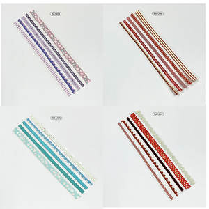 Noël jacquard <span class=keywords><strong>crochet</strong></span> coton ruban <span class=keywords><strong>scrapbooking</strong></span> fournitures collection de rubans adhésifs pour projet de papier artisanal - Product Image 6