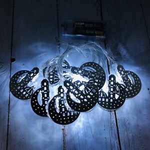 1.65m 10 Luci LED Eid Mubarak Decorative Luci Della Stringa Kareem Decorazione Islam Musulmano Rifornimenti Del Partito Castello Luna Lampada - Product Image 3