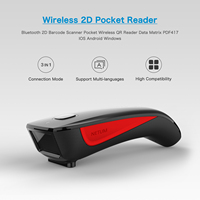Lector de Códigos de Barras Inalámbrico Portátil Netum C990 Mini, Escaneo 1D/2D, Compatible con Múltiples Sistemas Operativos, Interfaz USB COM, Disponible en Stock