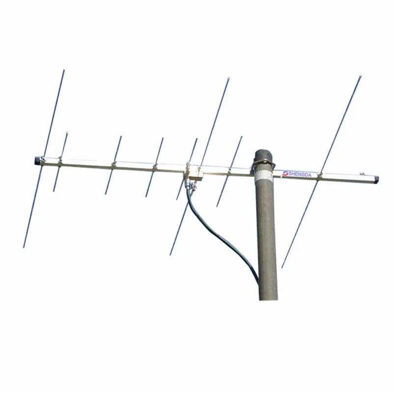ประสิทธิภาพสูงกําลังสูง 144-146/430-450MHz Dual Band Yagi เสาอากาศ VHF UHF เสาอากาศทิศทางสําหรับวิทยุสมัครเล่น
