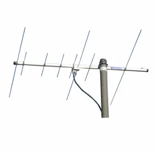 ประสิทธิภาพสูงกําลังสูง 144-146/430-450MHz Dual Band Yagi เสาอากาศ VHF UHF เสาอากาศทิศทางสําหรับวิทยุสมัครเล่น