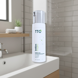 Espuma Íntima TTO 150ml con Aceite de Árbol de Té, Lavado Íntimo Femenino, Hidratación Profunda, Antienvejecimiento, Reparación de Colágeno, Antibacteriano - Product Image 3