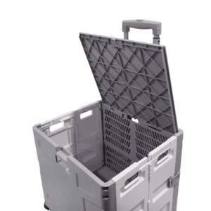 Chariot de camping à roulettes très populaire pour coffre de voiture, portable, pour <span class=keywords><strong>courses</strong></span>, supermarché, organisation de bagages avec housse - Product Image 5