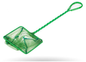 <span class=keywords><strong>Options</strong></span> multi-tailles Accessoires d'aquarium Carré de réservoir Poignée en métal Filet de pêche à poisson Vert - Product Image 4